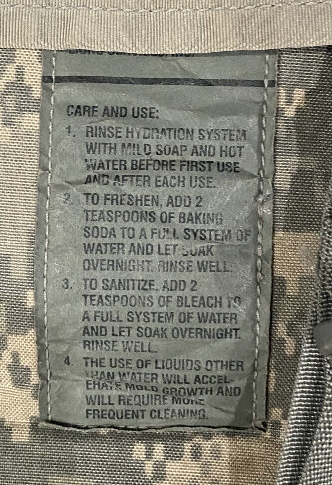 MOLLE II Hydration System Carrier with Bladder ACU "NEW"