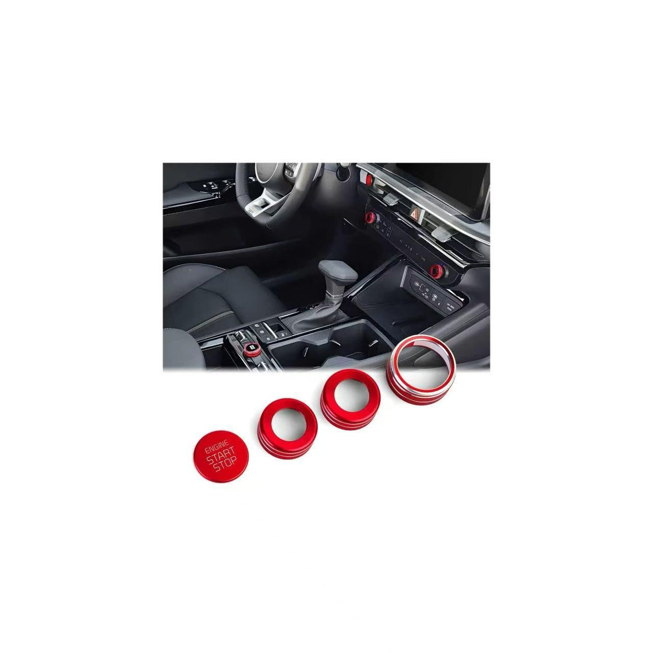 For 2025-2026 Kia K5 Accessories (Ex/Lxs/Gt/Gt-Line),  4PCS Aluminum Decorative