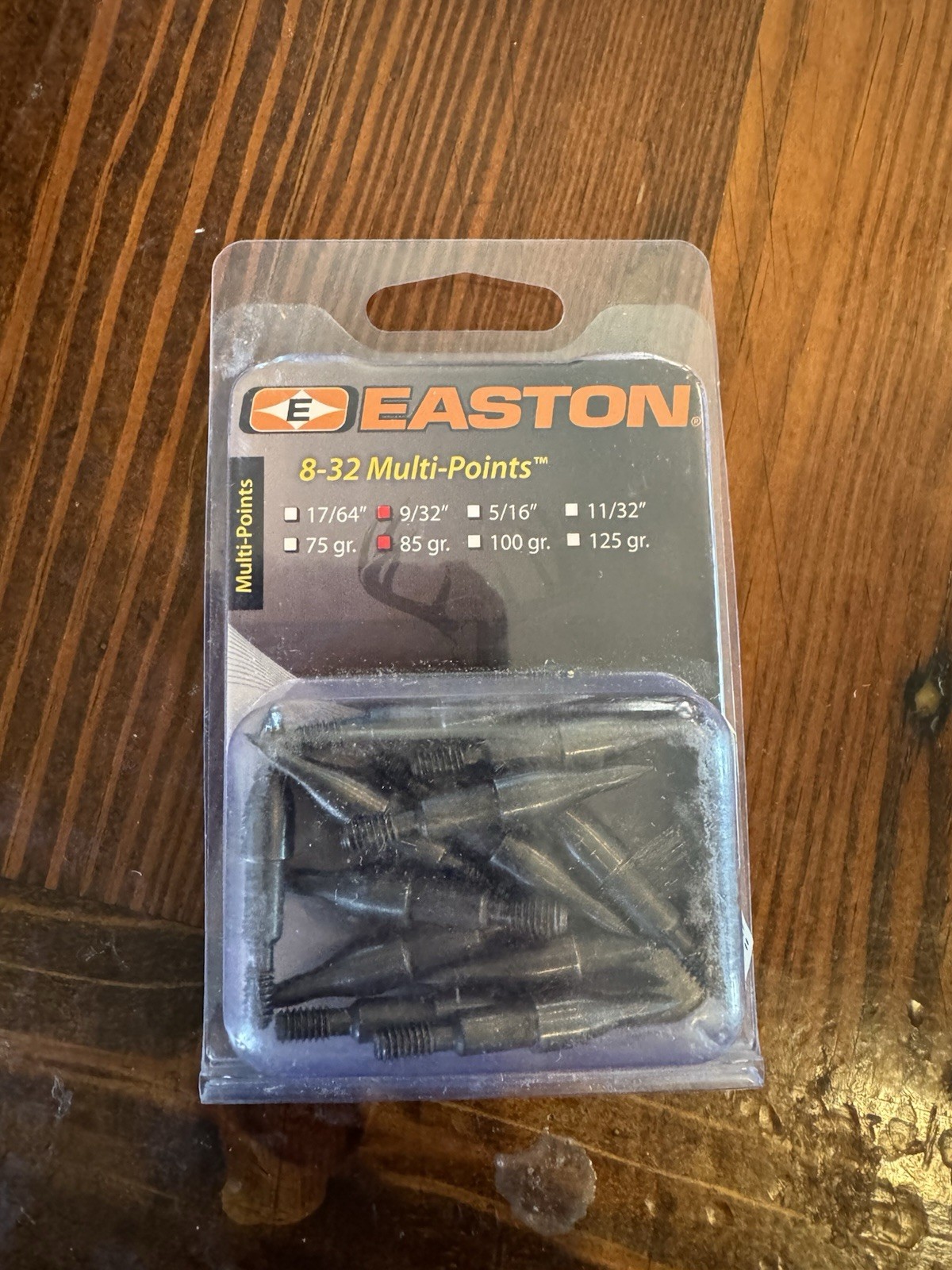 Easton 85 Grain Target Combo Field Point 9/32" Thread Pack of 12