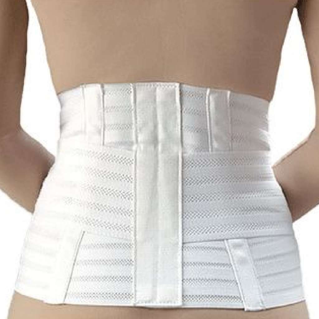 FLA Ventilated Back Support Small White