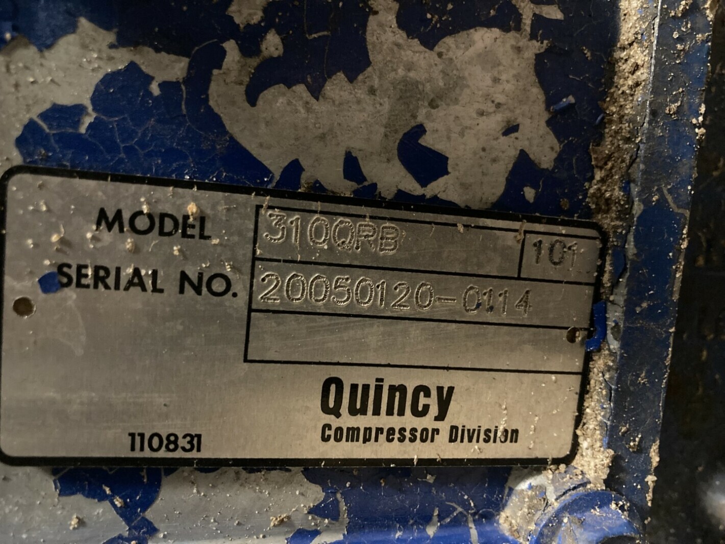 Quincy Compressor Piston Air Compressor Pump QP Series , 3100RB