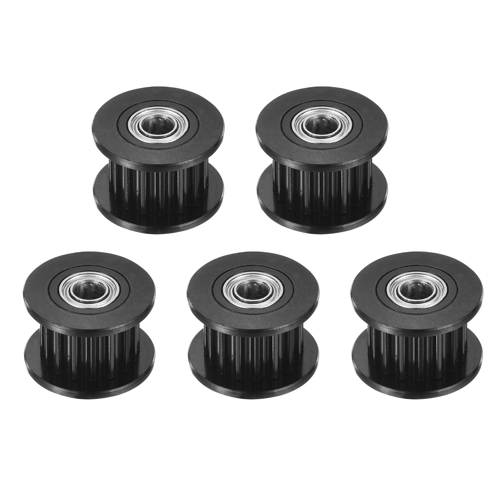 5 Pcs 2GT Idler Pulley Toothless 3mm Bore for 6mm Belt