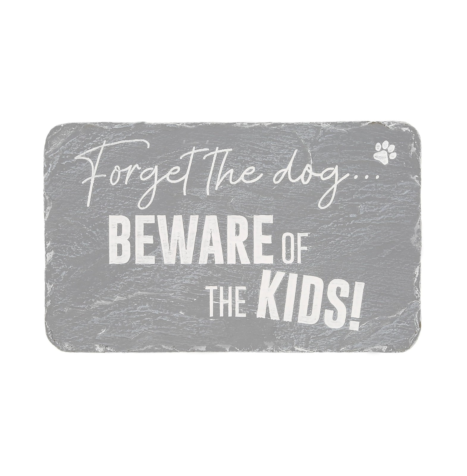 Pavilion Beware of the Kids 7in Garden Stepping Stone Indoor/Outdoor