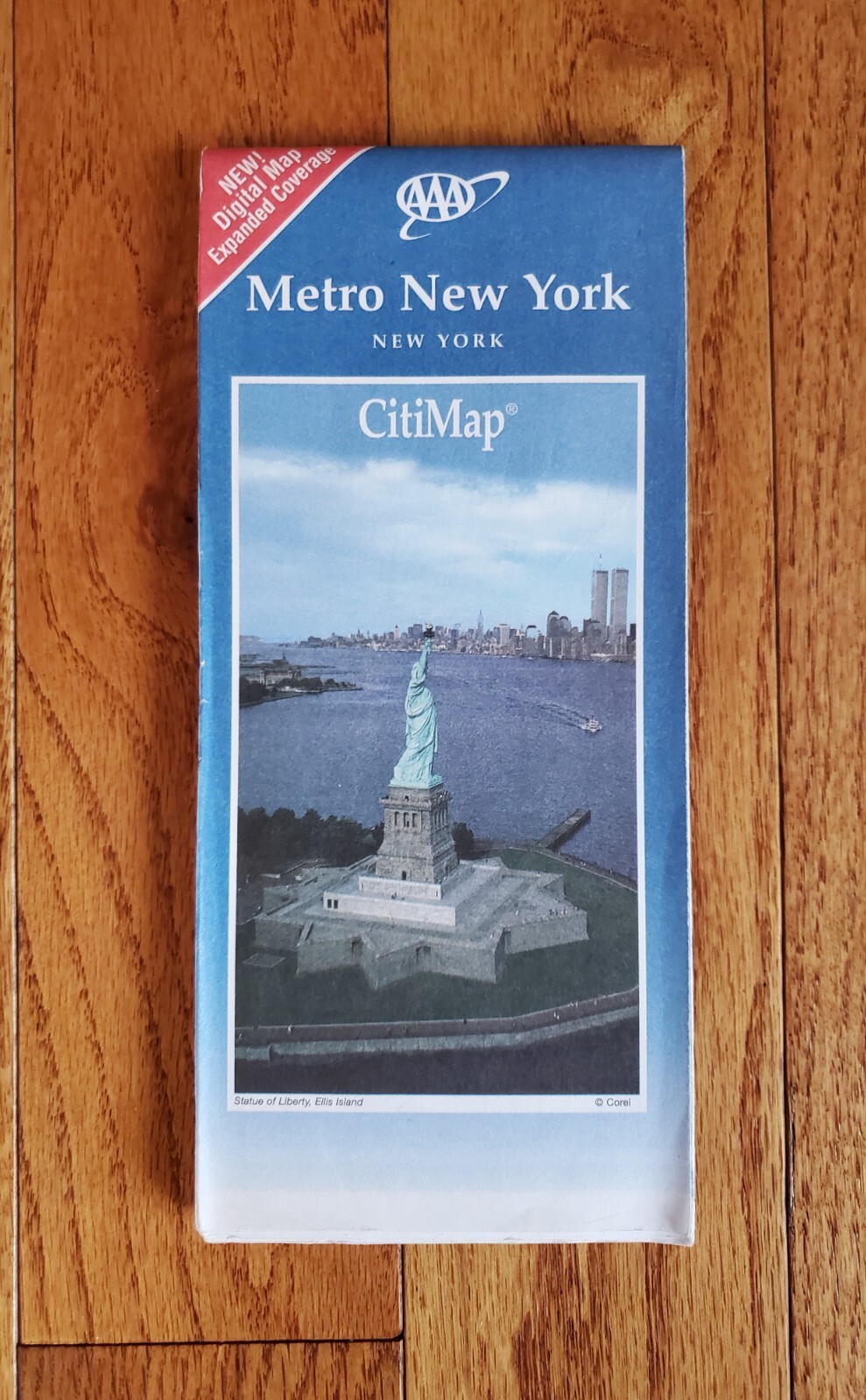 VINTAGE 1999 AAA METRO NEW YORK CITIMAP ROAD TRAVEL MAP