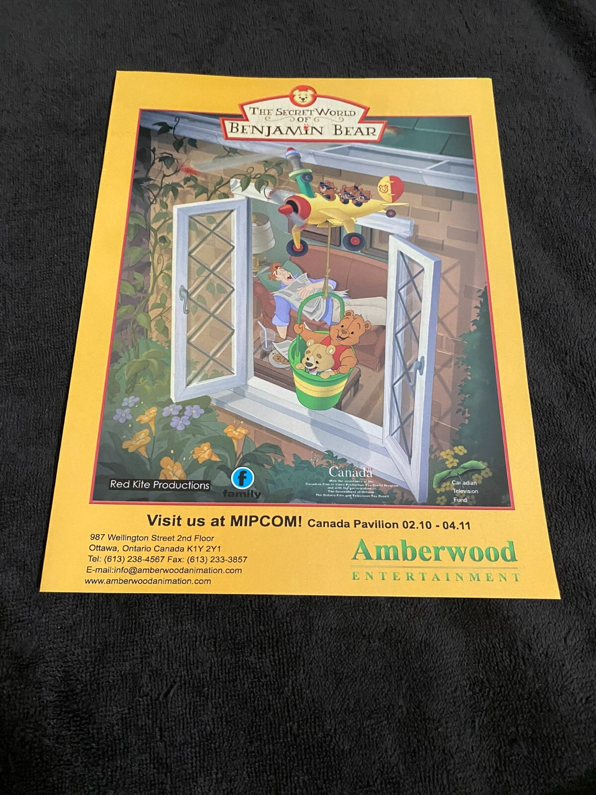 THE SECRET WORLD OF BENJAMIN BEAR 2002 ad Amberwood & SPACE HIPHOP DUCK Sunwoo