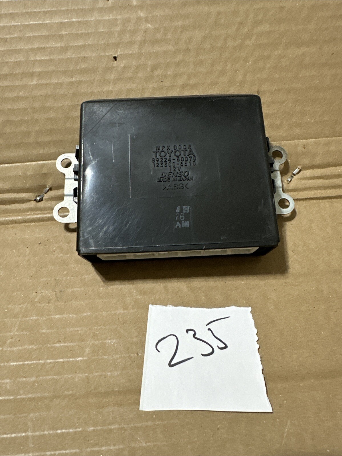 Lexus LS430 Rear LH/RH Door MPX Multiplex Computer 89224-50070 2004 2005 2006
