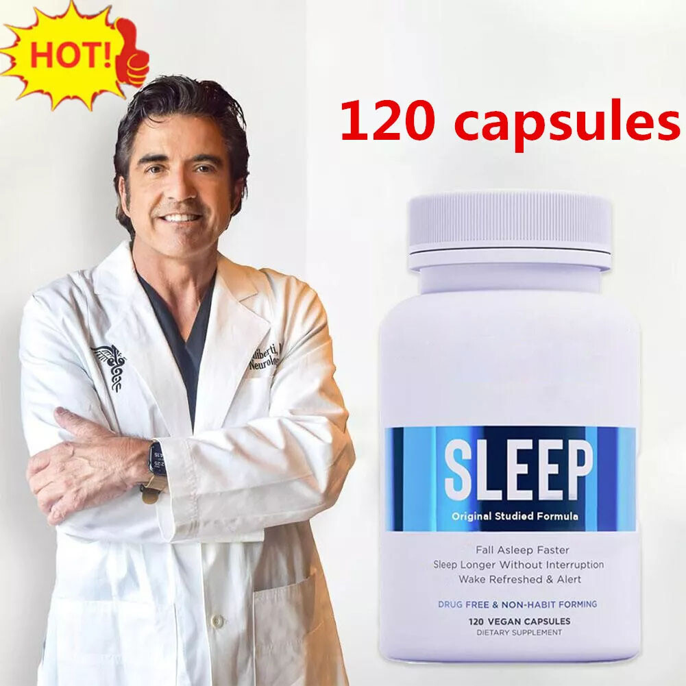 120 Capsules Relaxium Sleep -Helps Relax and Promote Natural Sleep, Sleep Best