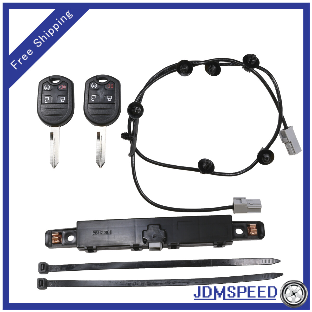 Remote Start Switch Kit With 2 Keys For Ford F-150 F150 2011-2014 BC3Z19G364A