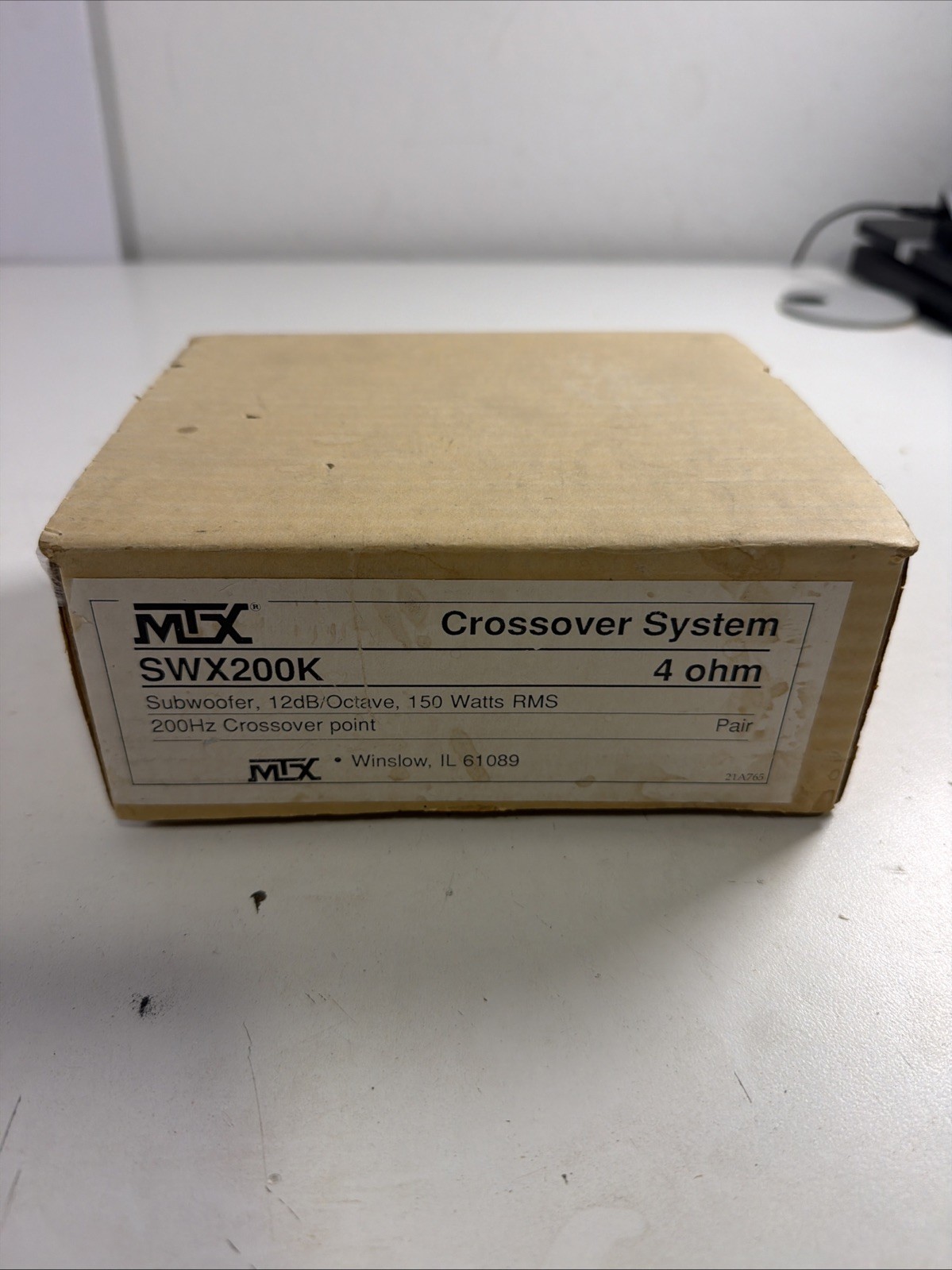 MTX SWX200K Cross Over System 4 Ohm Subwoofer 12db/octave 150 Watts Mrs 200hz