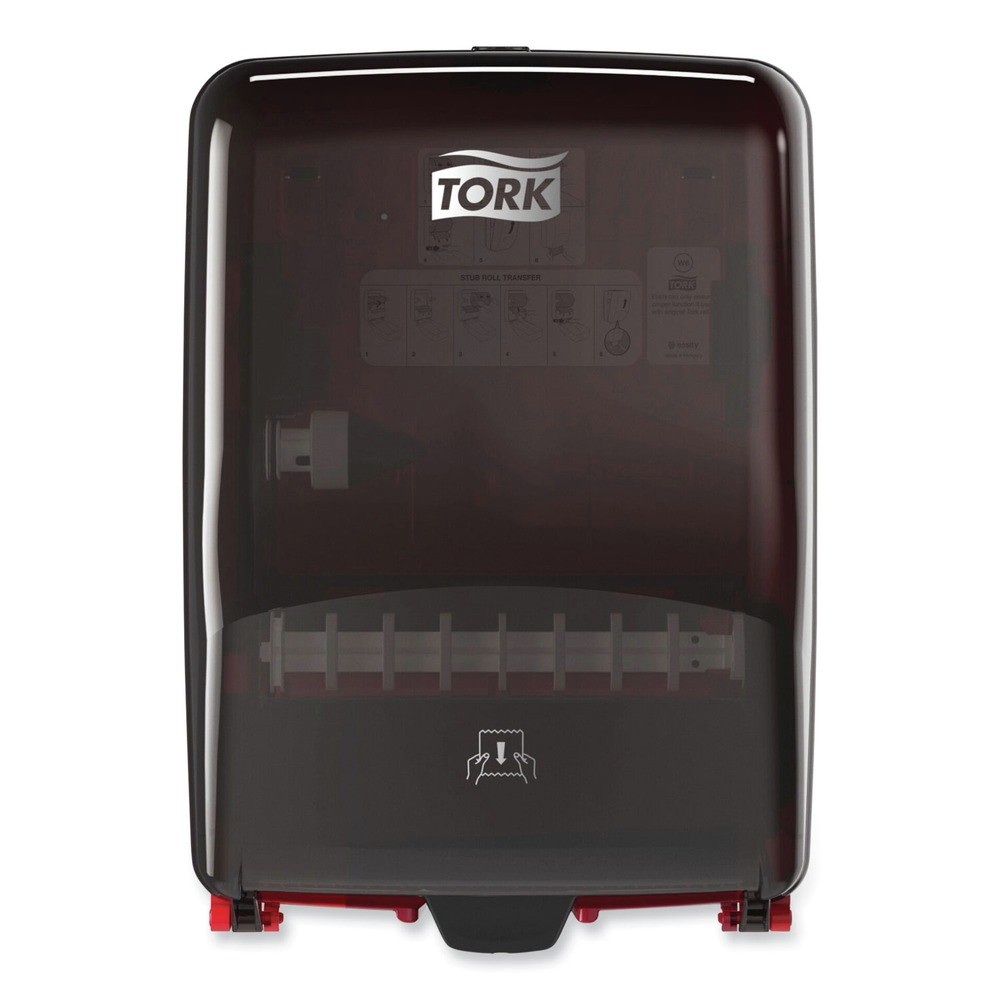 Tork 651228 12.56" x 10.57" x 18.09" Washstation Dispenser RD/SMK (1/Carton) New
