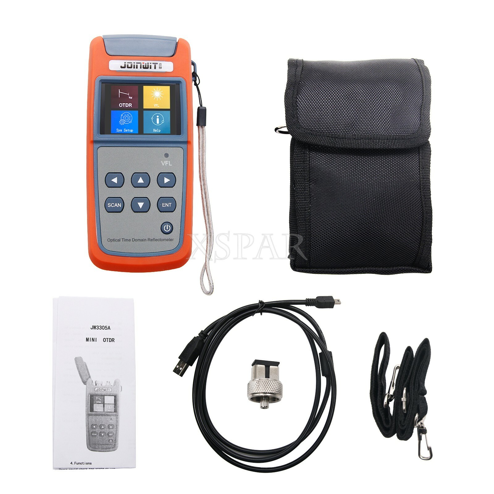 JW3305A Optical Time Domain Reflectometer OTDR Built-in Visual Fault Locator xr-