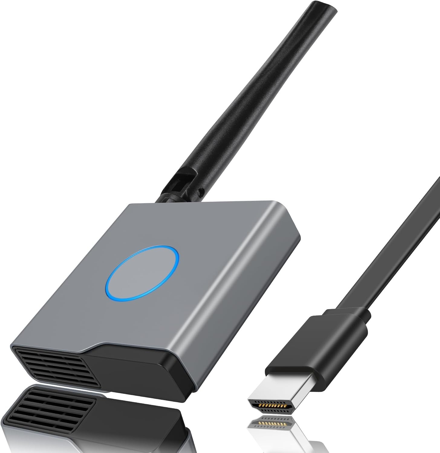 Wireless HDMI Transmitter and Receiver 4K, 2.4G/5G Plug & Play Portable