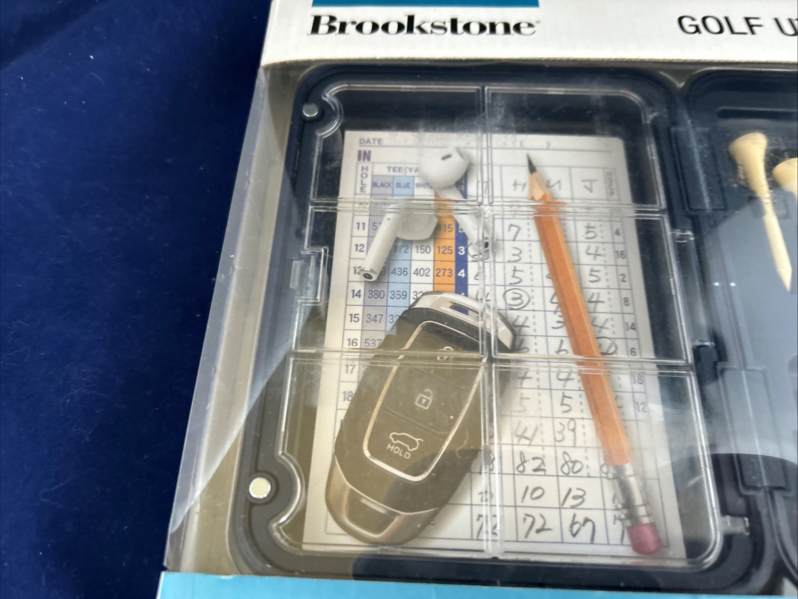 Brookstone Golf Set Men " Adventures" Gold Utility Tool Kit New In Package