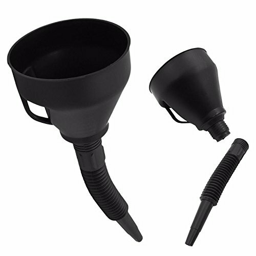 Water Oil Funnel for Automotive with Hose Wide Mouth Flexible Long Flexible