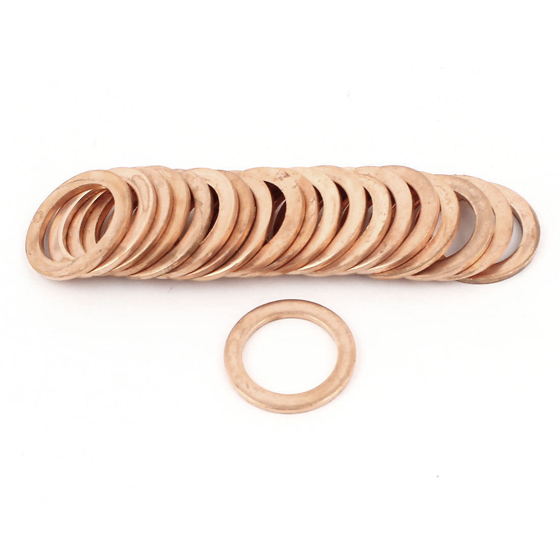 20PCS 20mm Inner Dia 28mm OD Copper Flat Washer Gaskets Seal Ring Fasteners
