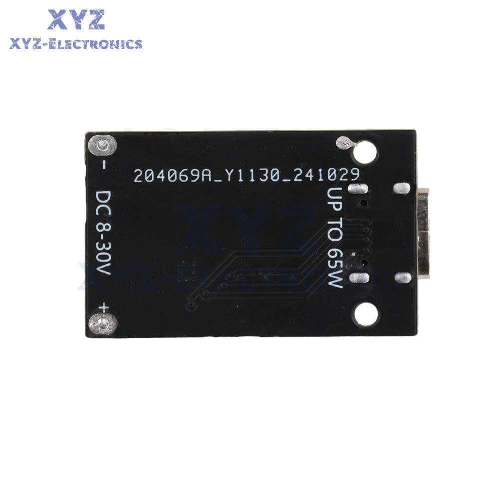 1-10*DC8~30V PD65W Fast Charging Module Step-Down Support PD3.1 QC3.0 SCP Type-C
