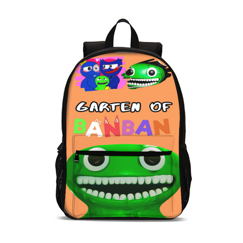 Garten of banban Cartoon Backpack Print for Boys Girls School Travel 18.5in