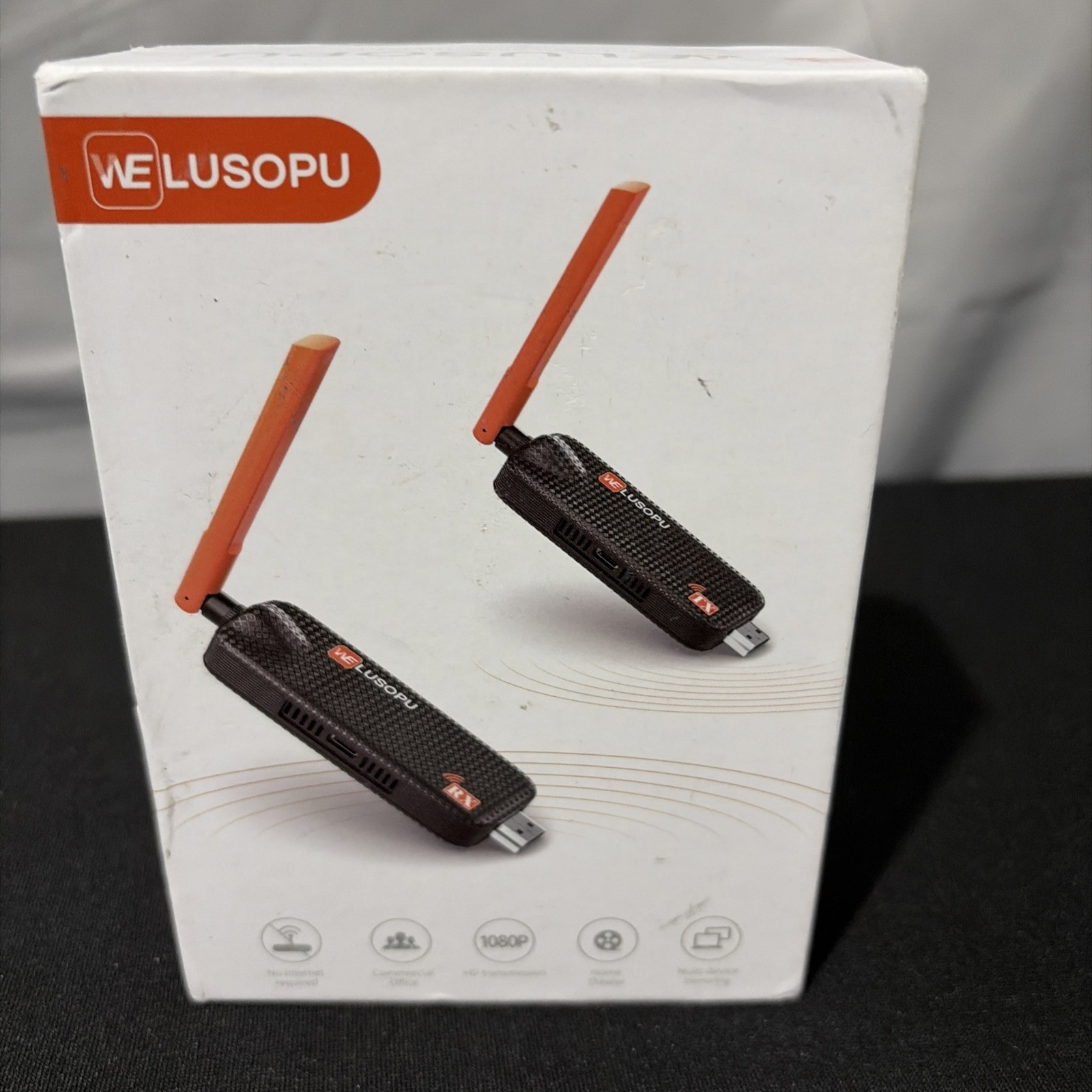 WELUSOPU HDMI Transmitter and Receiver Wireless HDMI Extender