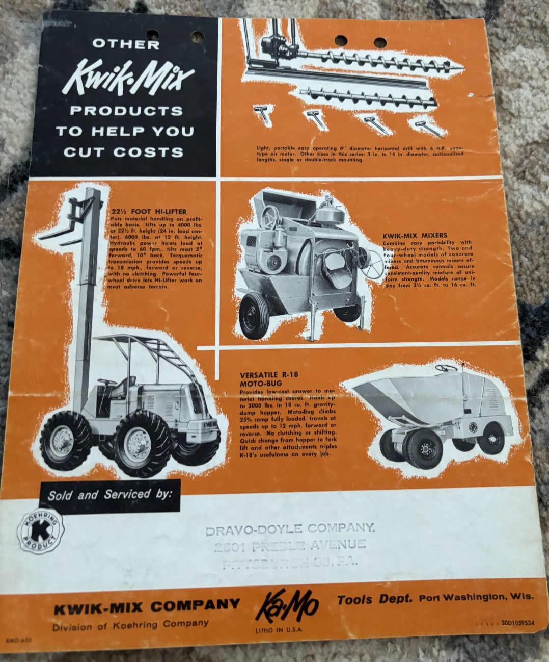 KA-MO Kwik Mix Brochure AMIL25