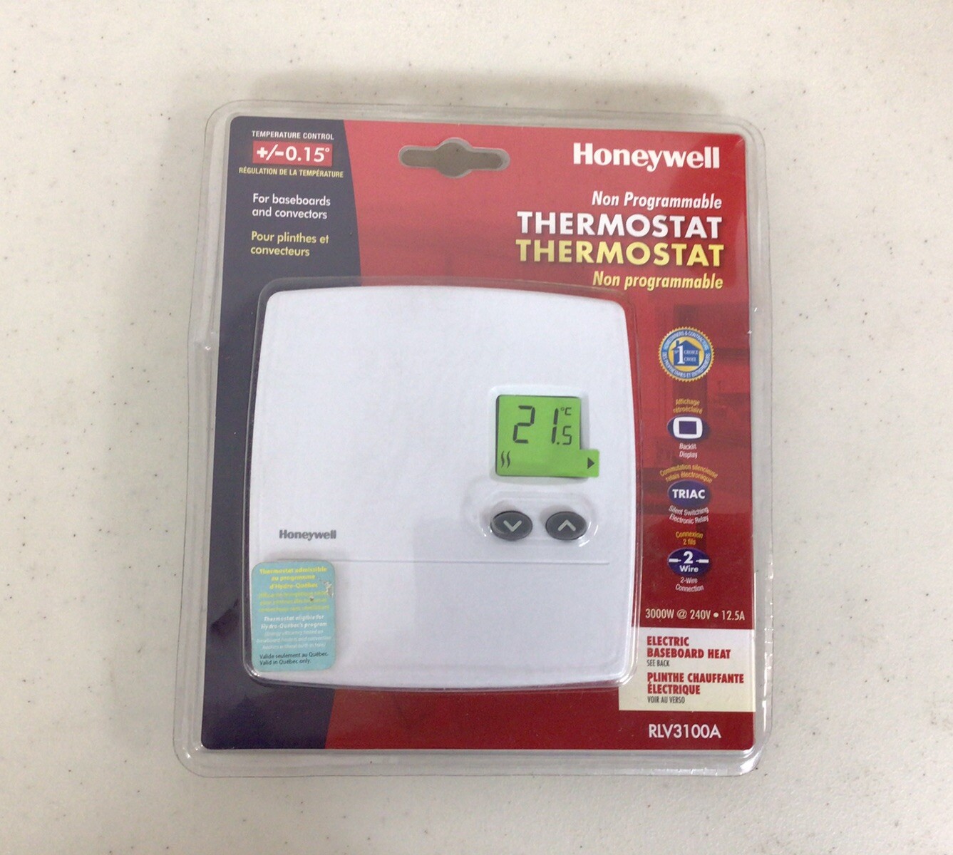Honeywell Home Non Programmable Electric Heat Digital Thermostat NEW