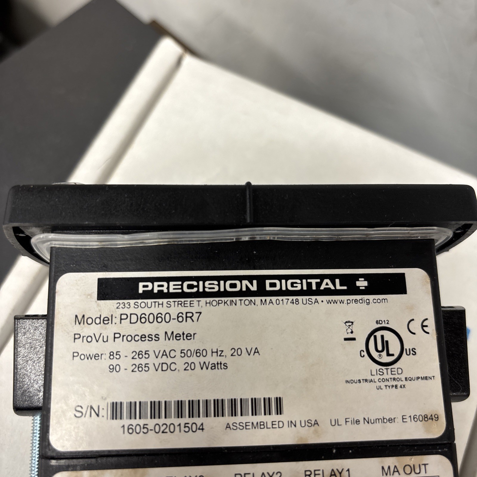PRECISION DIGITAL PD6060-6R7 (NEW IN BOX)