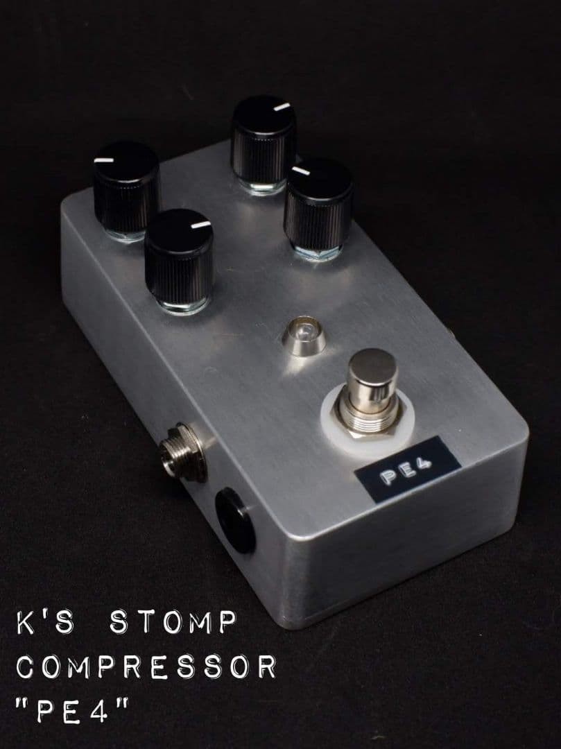 DIY Compressor PE4 Keeley C4 Base 4-Knob Handmade