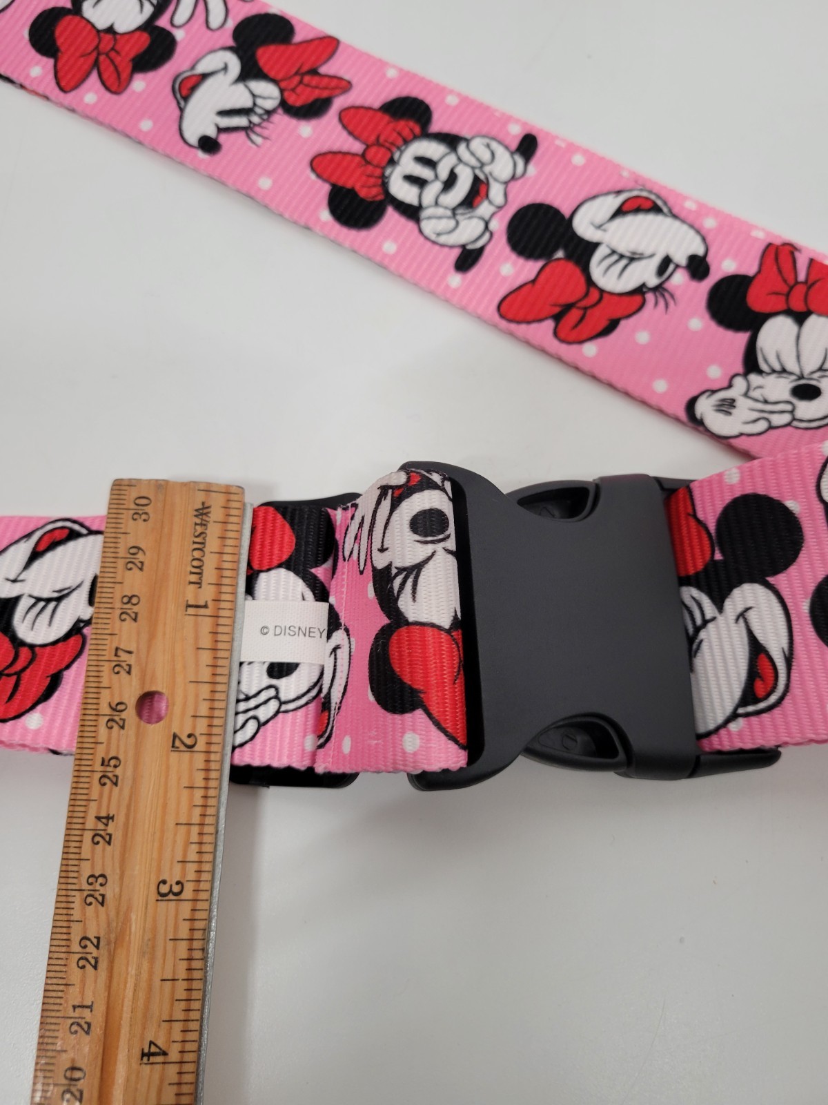 Disney Minnie Mouse Pink Luggage Strap