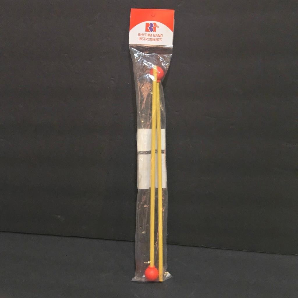 NOS RHYTHM BAND INSTRUMENTS #RB-2314 RUBBER TIP DRUM MELLETS STICKS SEALED