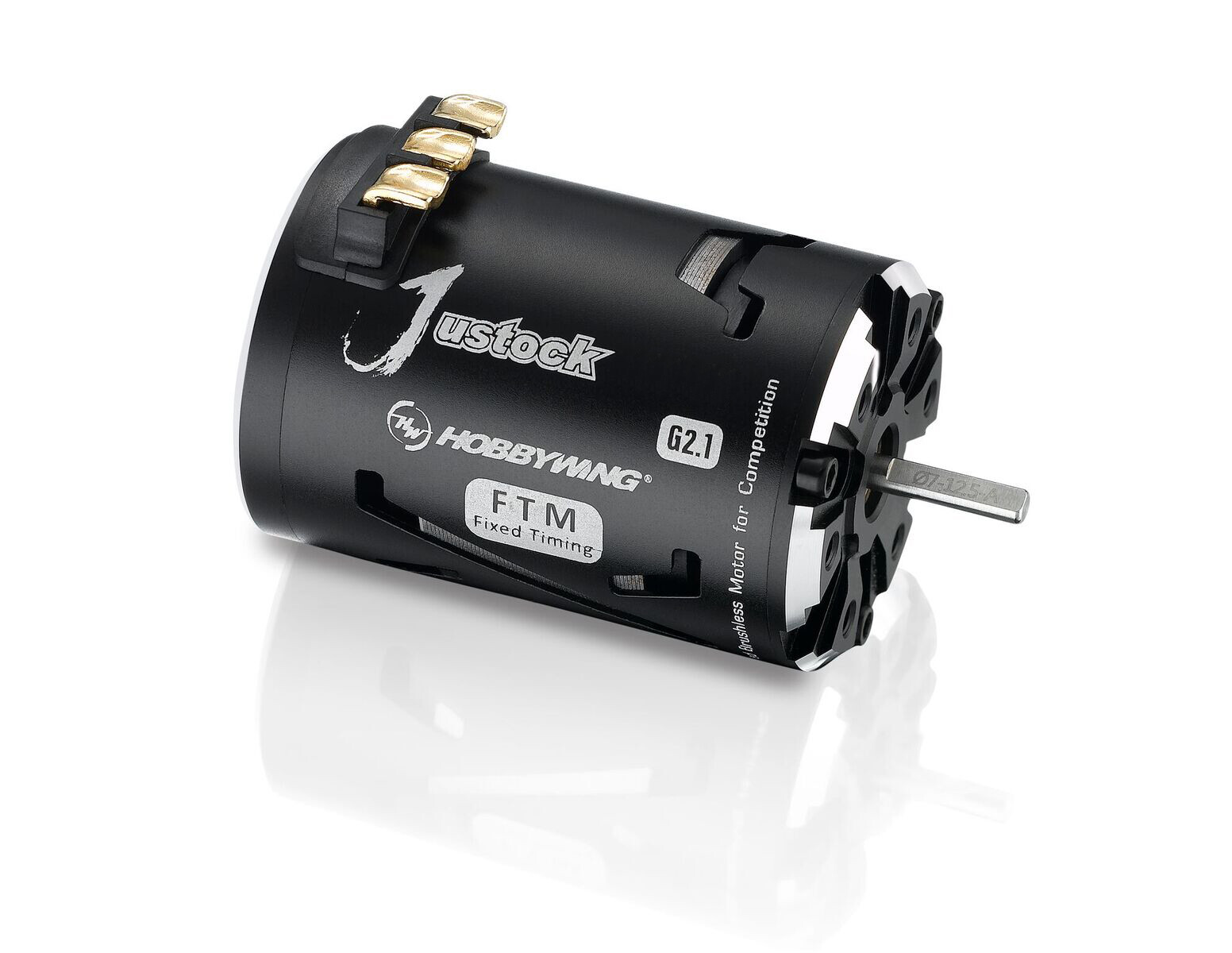 HobbyWing 1/10th G2.1 25.5T 1600kV Justock Sensored Brushless Motor HWI30408013