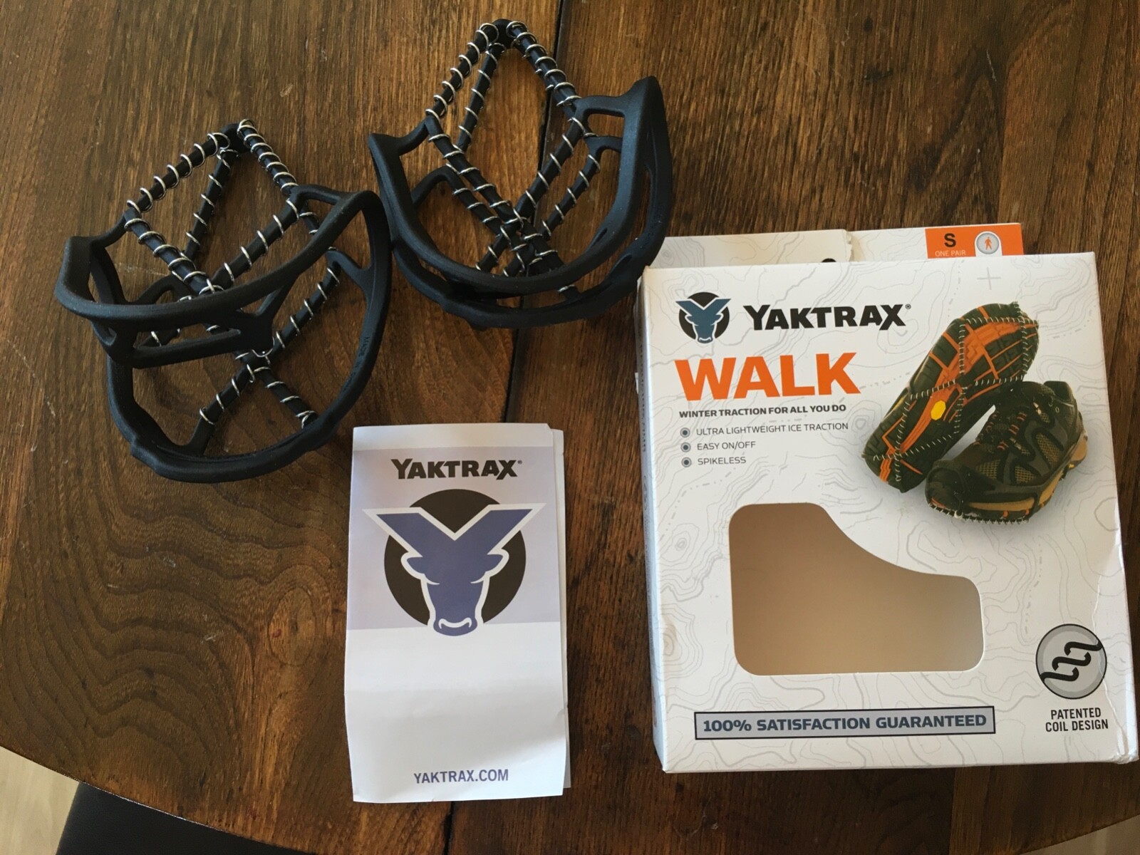 Yaktrax Walk Winter Traction Cleats for snow and hiking