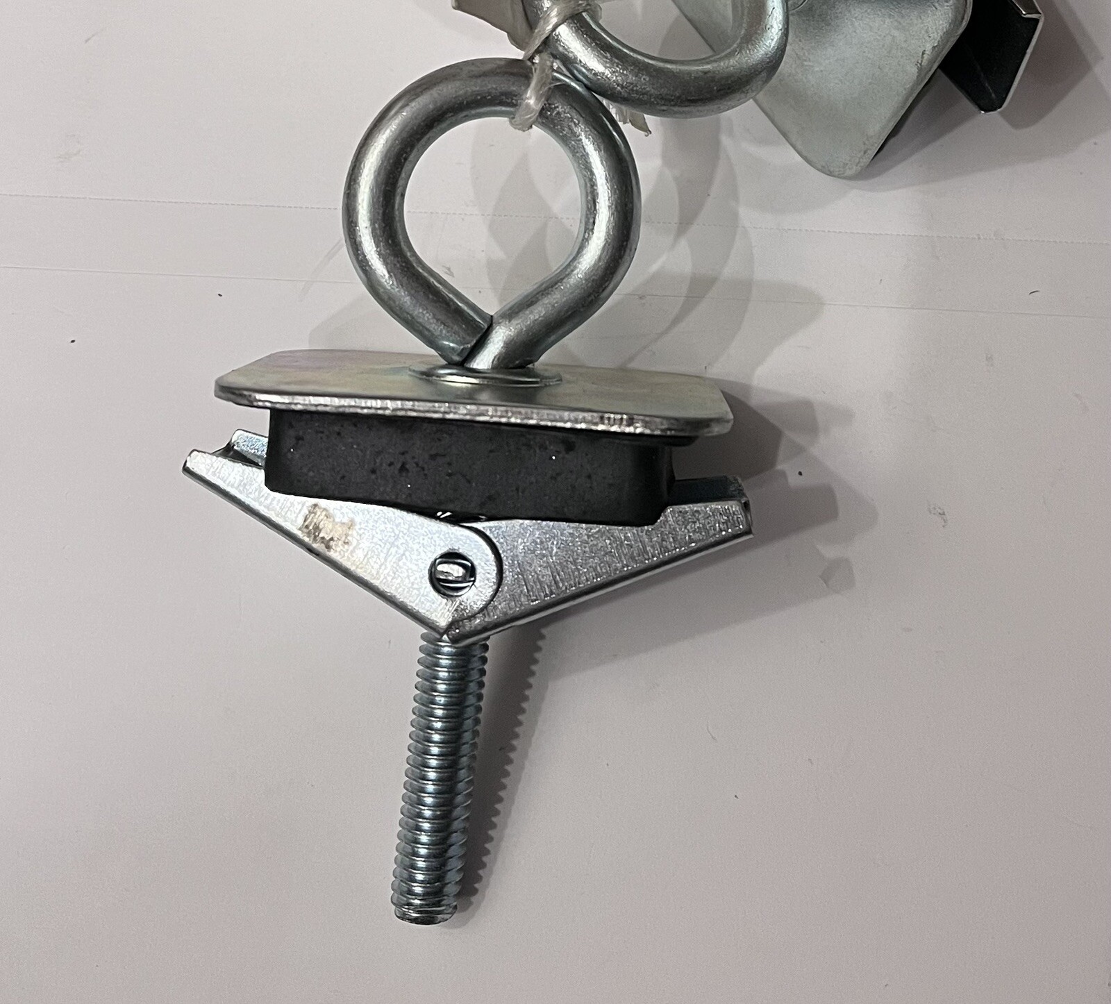 UNIVERSAL ANCHOR POINTS EYE BOLT ~ 3/8" Flat CHROME FINISH ~ 2 1/4" X 2 1/2"
