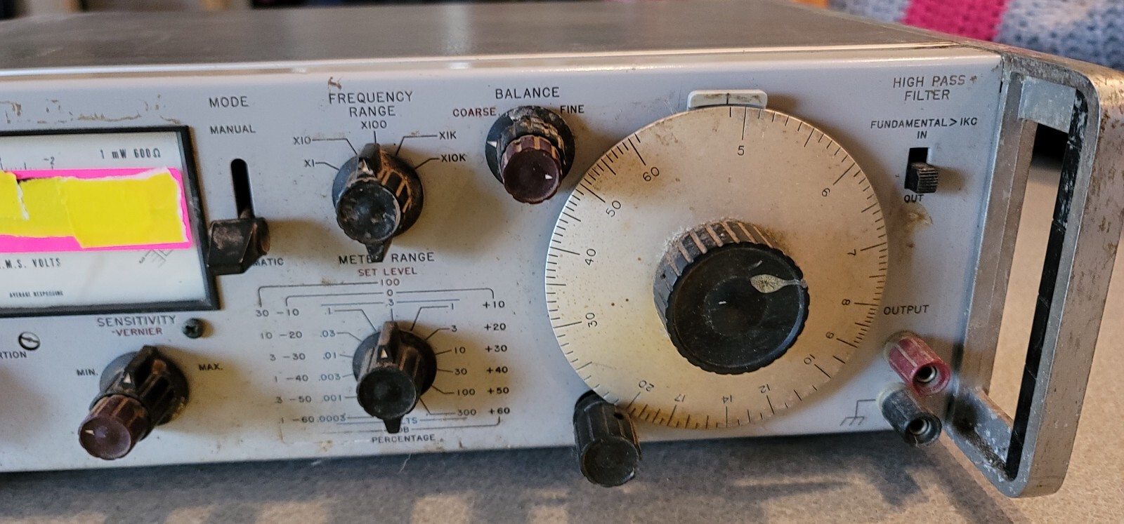 Hewlett Packard 334A Distortion Analyzer