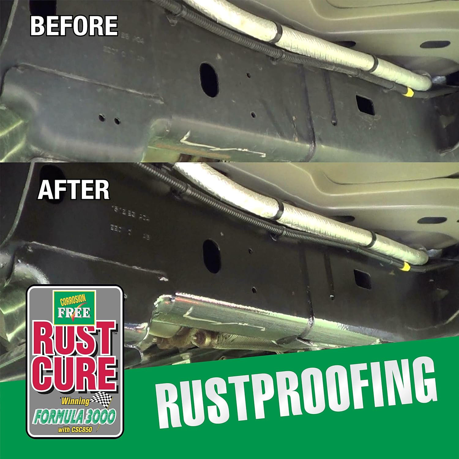 Rust Cure Formula 3000 – 1 Gallon Jug – No-Drip Rust Inhibitor & Undercoating fo