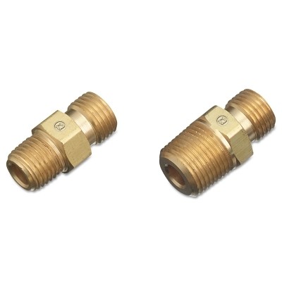Regulator Outlet Bushing, 200 psi, Brass, B-Size, 3/8 in (NPT) LH, Male, Fuel