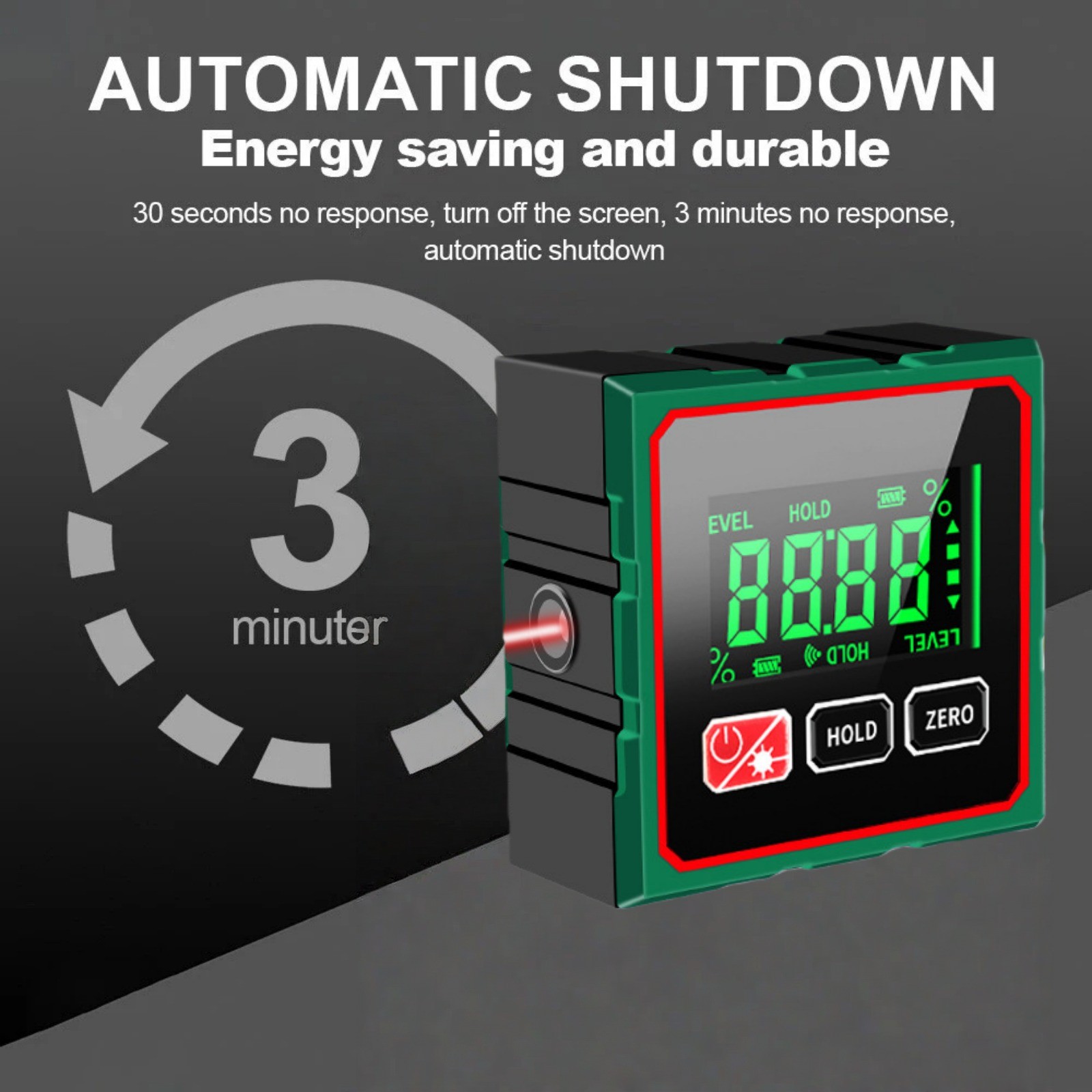 For Maintenance Digital Inclinometer Electronic Laser Level Modern Display
