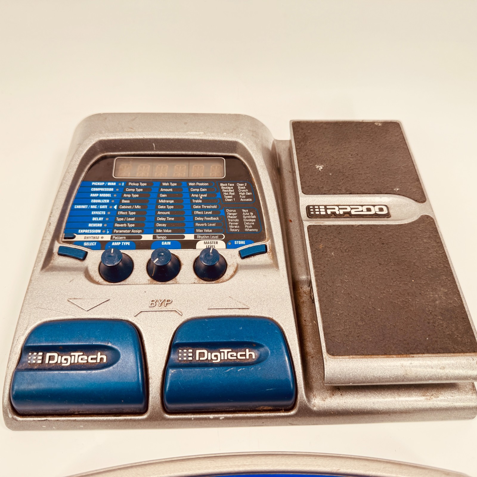 DOD VOTEC Vocal FX Processor & Digitech RP200 Guitar Processor Pedals UNTESTED