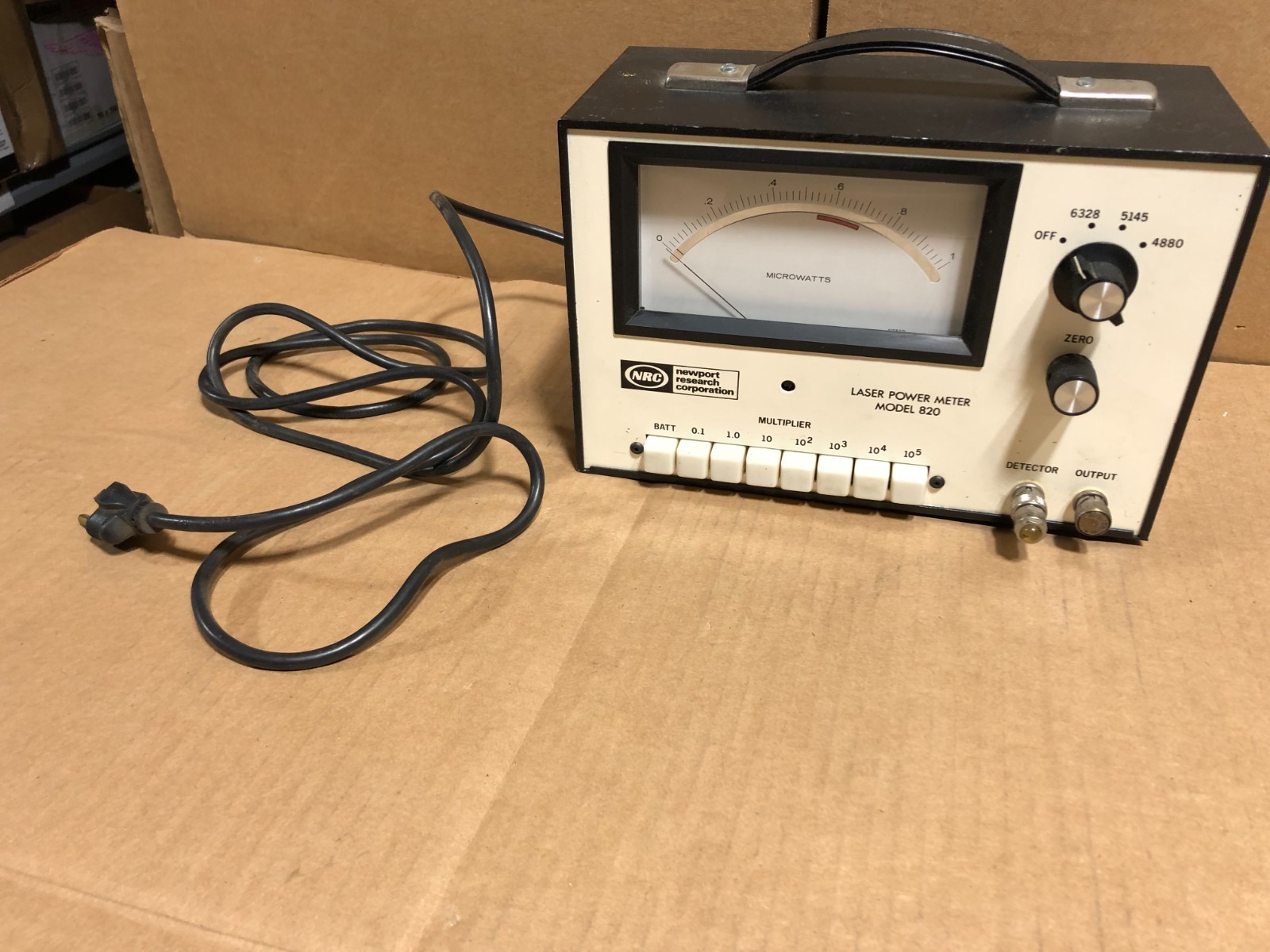 Newport Research Laser Power Meter 820