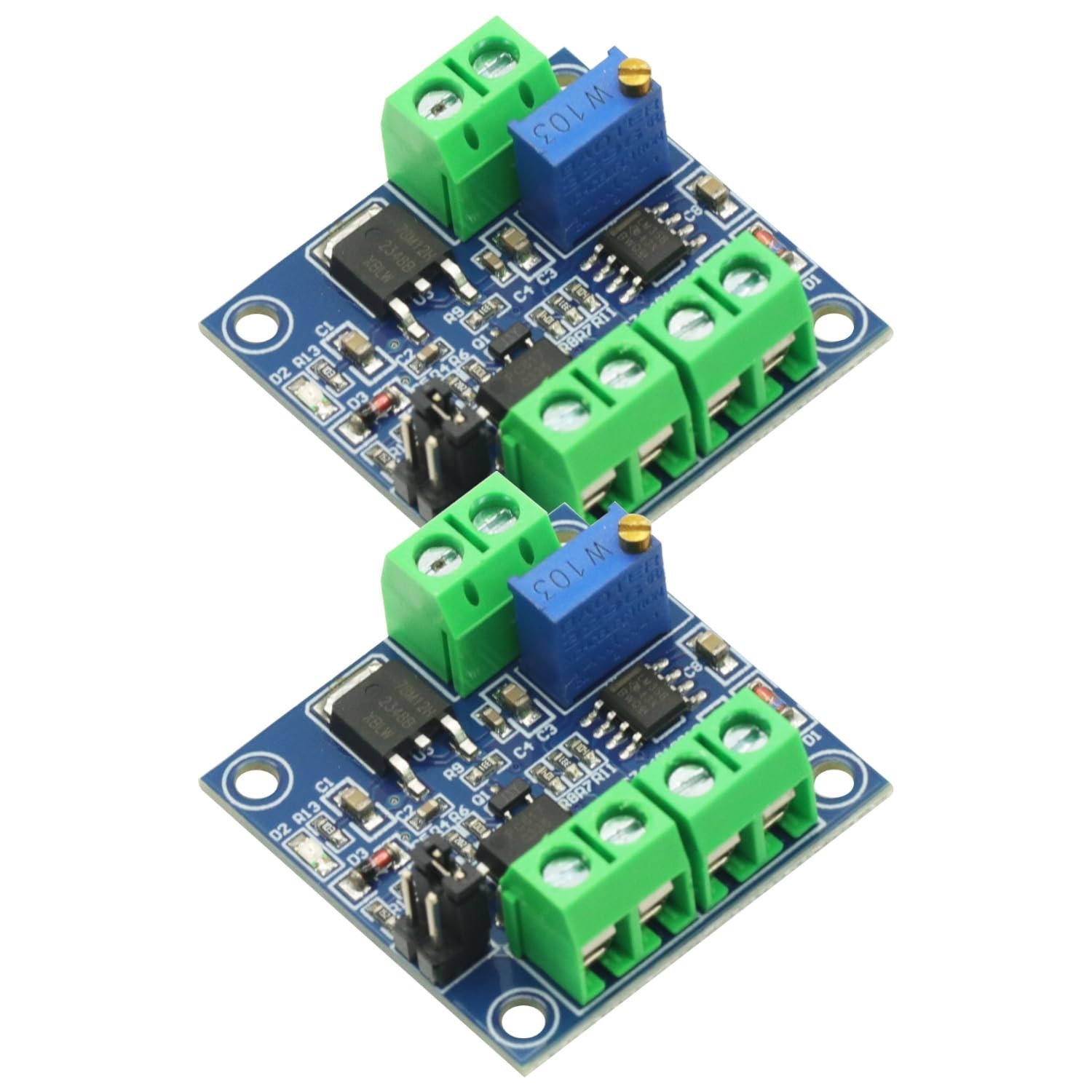 Professional 2PCS PWM to Voltage Modules - 0-10V Output for Electronics Projects