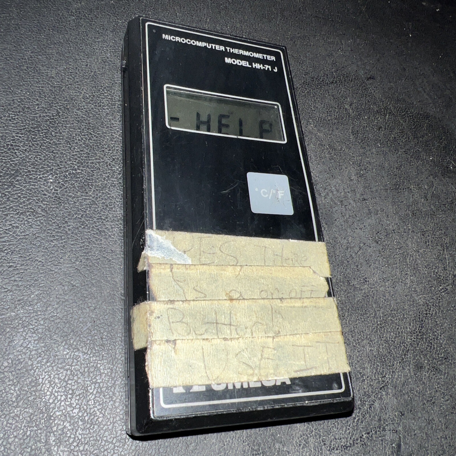 Omega Model HH-71 TH J Microcomputer Thermometer (No thermistor)