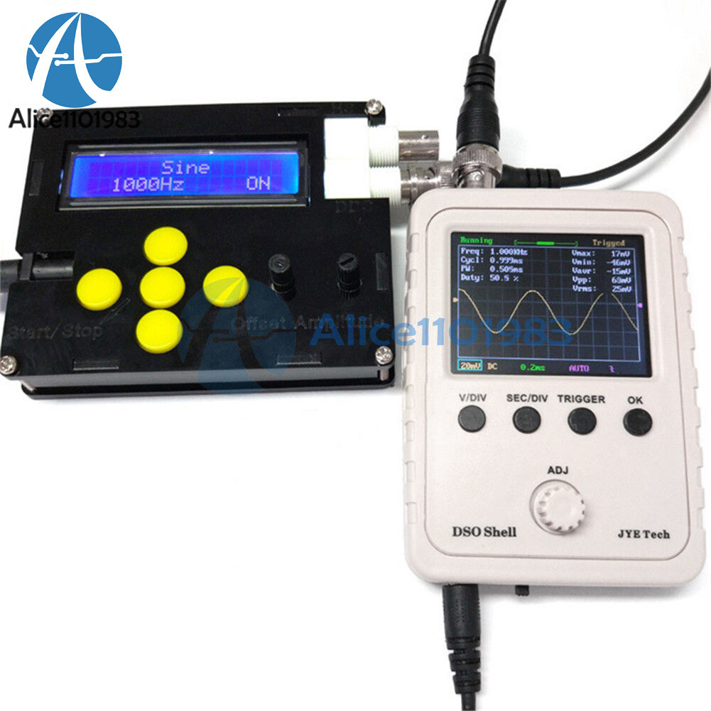 Assembled Digital Oscilloscope 2.4 inch LCD Display with Probe Clip