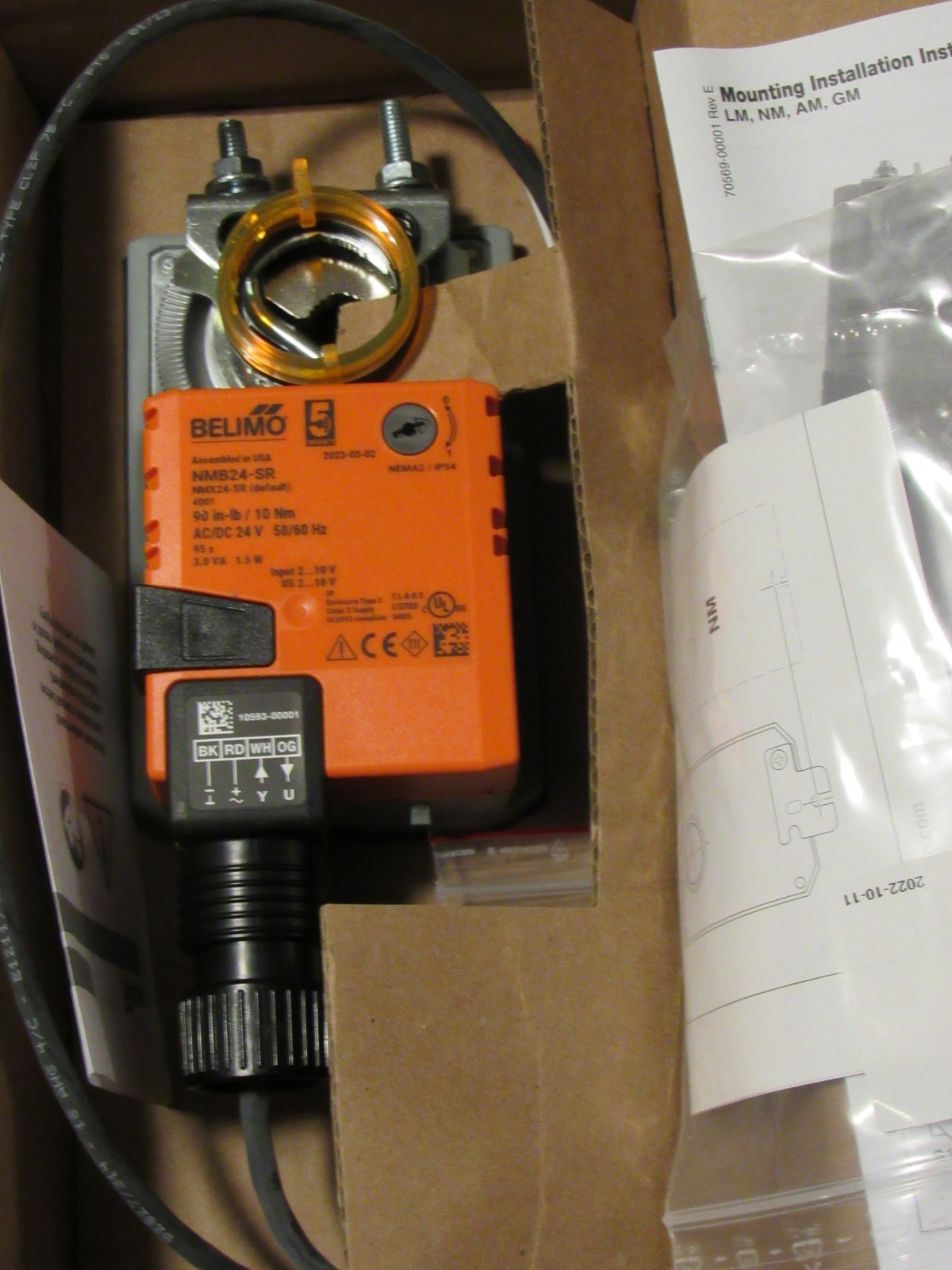 Belimo NMB24-SR 24V Damper Actuator