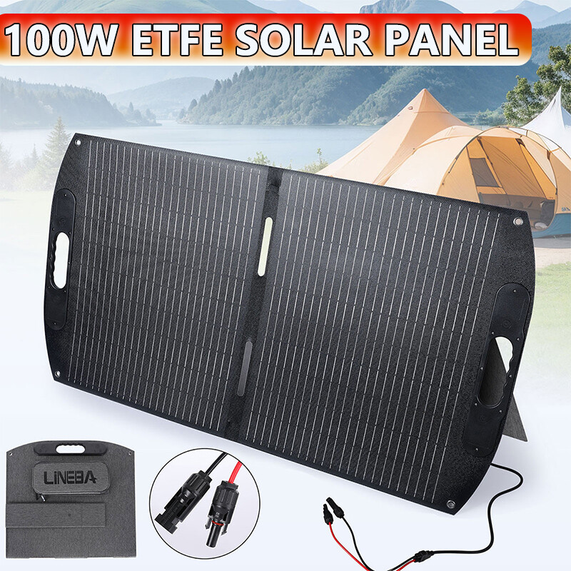 200w 22v Portable Foldable Solar Panel USB/Type-C/DC Output (81x23inch/9.5lb) US