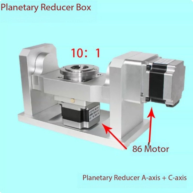 Five-axis CNC Indexing Head, Indexing Head, Indexing Table, Planetary Gearbox