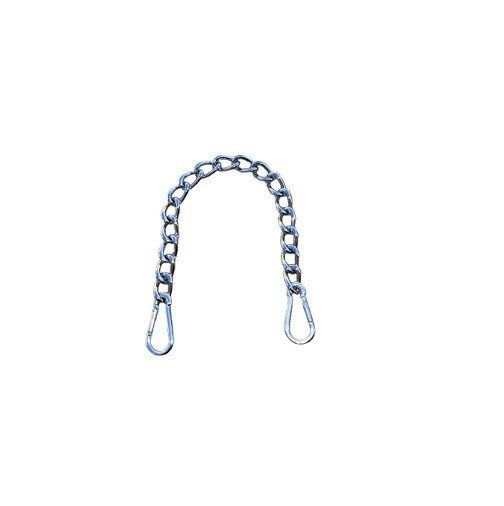 Curb Bit Chain 9-1/2" FARO Western Easy Clip Heavy Duty Chrome Steel Horse Tack