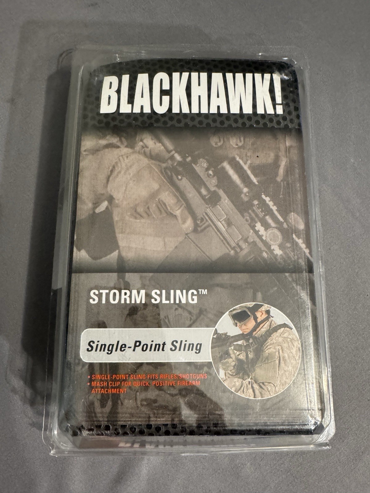 BLACKHAWK! Storm Sling Single-Point Tactical Nylon Rifle Shotgun Sling Black