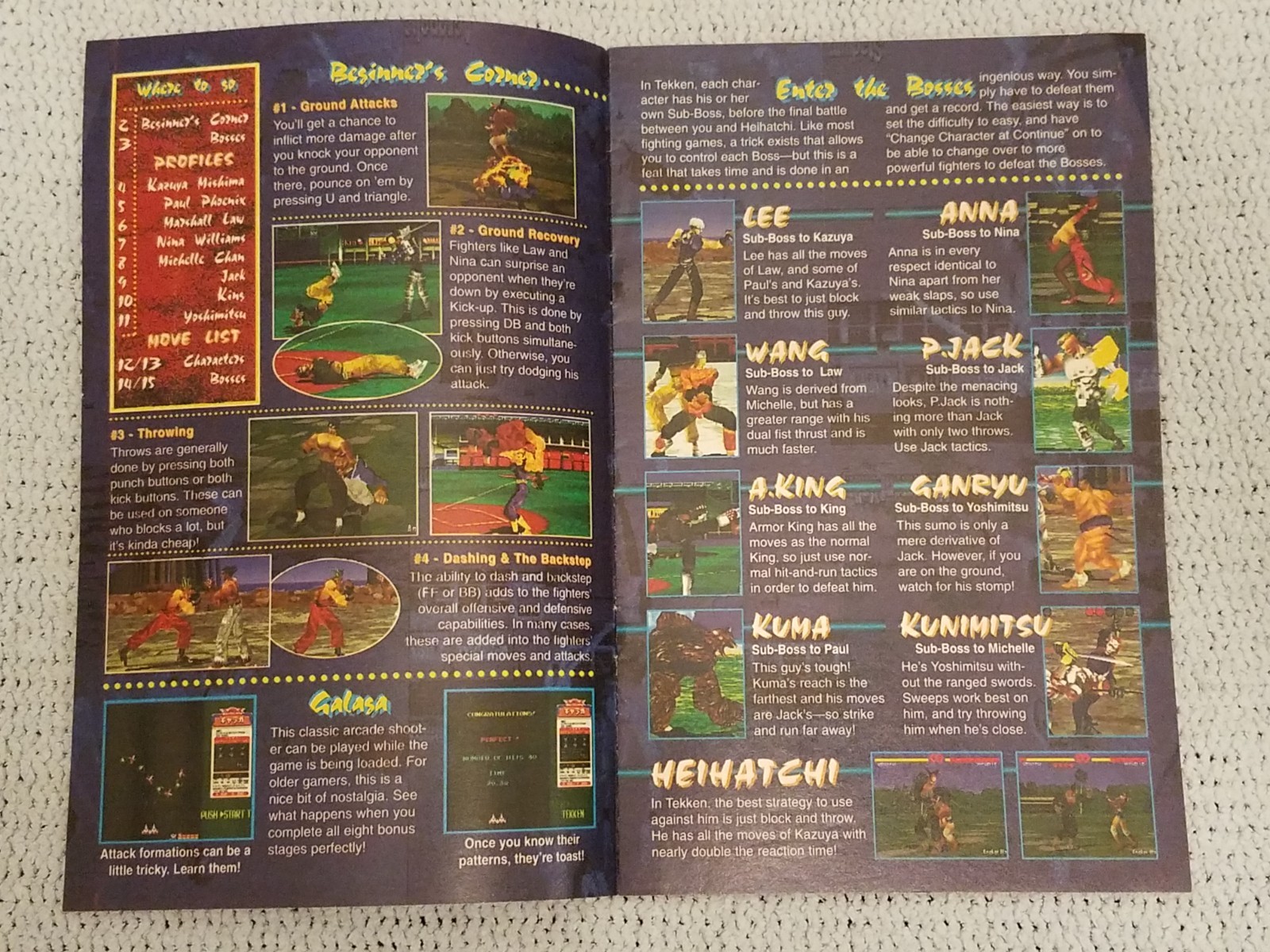 Tekken Strategy Guide EGM Electronic Gaming Monthly Pamphlet