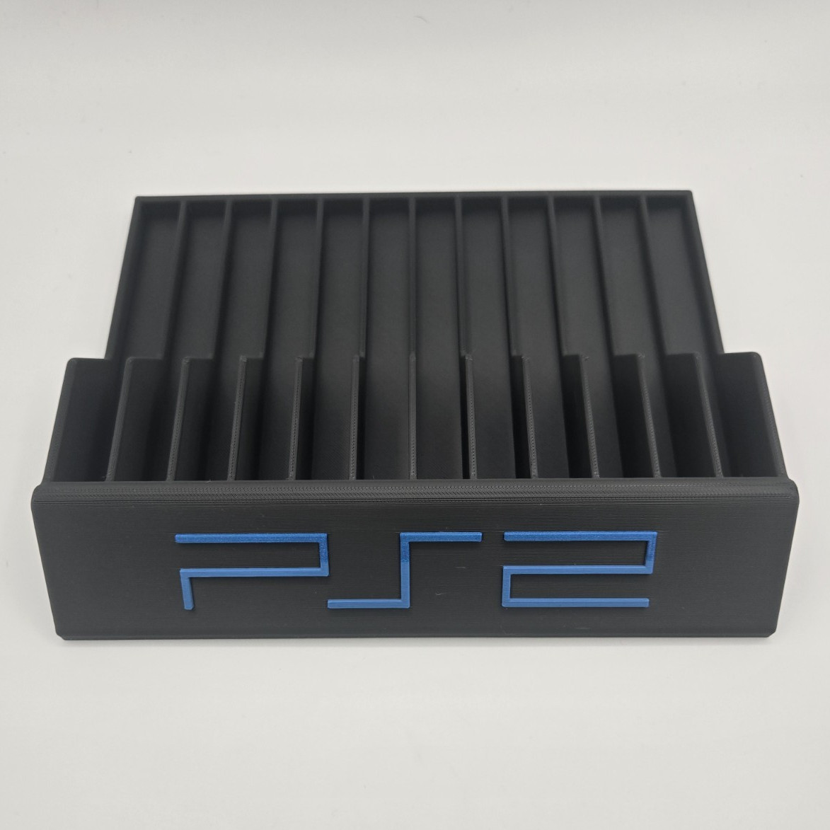 3D Printed PS2 PlayStation 2 Game Case Holder Display Stand Holds 12 Games