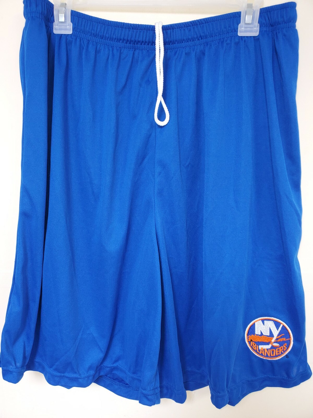 0724 NEW YORK ISLANDERS Polyester Jersey SHORTS W/Pockets BLUE New