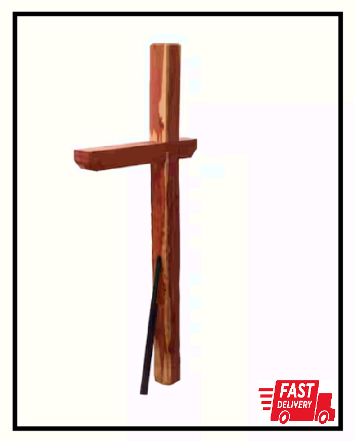 Cedar Deluxe, Drive-In, Crossarm, Mailbox Post Kit, Natural