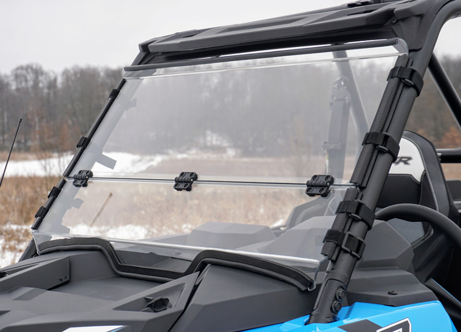 Polaris RZR Turbo-S (2018-2021) Scratch Resistant Folding Windshield
